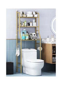 Buy Metal Toilet Cabinet Shelf Organizer Holder 166x25x68cm in Saudi Arabia