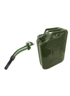 Buy KNP Green Jerry Can is a Durable Metal Fuel Container Available in 5, 10, and 20 liter Capacities. in UAE