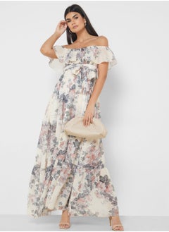 Buy Floral Print Dress in Saudi Arabia