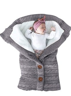Buy Baby Swaddle Blanket Newborn Baby Wrap Swaddle Blanket Knit Bag Receiving Blankets Stroller Wrap for Baby in Saudi Arabia