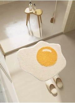 Buy Bathroom Carpet In The Bathroom Household Absorbent Foot Pad Kitchen Porch Floor Mat Super Soft Water Uptake Non-Slip Ultrafine Fiber Not Moldy 60*60cm in Saudi Arabia