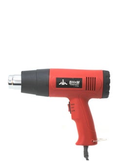 Buy BHM Electric Heat Gun 2200 Watts Two Speed Airfow Setting Red in Saudi Arabia