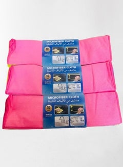 Buy Pack of 3  Microfiber Cleaning Towels in UAE