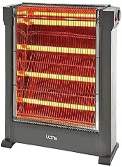 Buy Ultra kh2760 heater 4 tubes halogen 2200 watt - black in Egypt