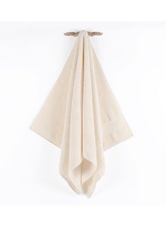 Buy Serra Bath Towel, Ivory - 600 GSM, 70x140 cm in UAE