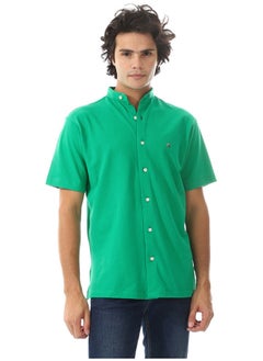 Buy Jade Green Mandarin Trendy Shirt in Egypt