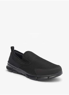 Buy Men Textured Slip-On Shoes in Saudi Arabia