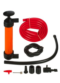 Buy Siphon Hand Pump, Liquid Transfer Tools, Multi-use Siphon Fuel Transfer Pump Kit with 2 Hoses, Fluids Transfer Pump for Water, Oil, Liquid, And Air, Suitable for Cars, Motorcycles, Lawn Mowers in Saudi Arabia