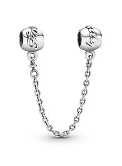 Buy PANDORA Jewelry Family Forever Safety Chain Sterling Silver Charm in UAE