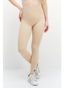 Buy Women Sportswear Fit Formotion Tights, Beige in UAE