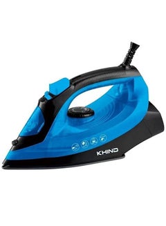 Buy KHIND 2200W Steam Iron ES2201NA, Dry Ironing Function, Spray & Steam Function- (White & Blue) in UAE