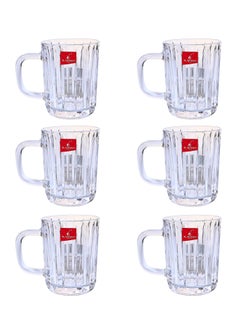 Buy Set Of 6, Tea And Coffe Cup, 180ml, Glasses Tea Cup in Egypt