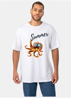 Buy OVERSIZE FIT "OCTOPUS"T-SHIRT. in Egypt