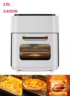 Buy Visual Air Fryer Household Oven Non-Frying French Fries Machine Multifunctional Electric Oven 15 L 1400W in Saudi Arabia