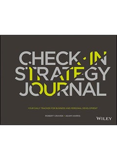 اشتري Check-in Strategy Journal: Your Daily Tracker for Business and Personal Development-India في مصر