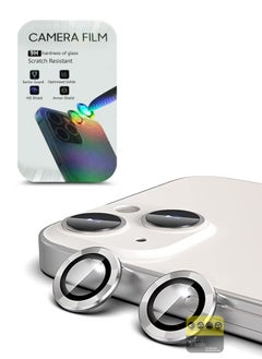 Buy Premium Camera Lens Film Protector Shield For Apple iPhone 15 Plus 2023 Clear/Silver in Saudi Arabia