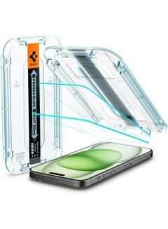 Buy Tempered Glass Screen Protector [GlasTR EZ FIT] for iPhone 15 Plus [2 Pack] in Saudi Arabia