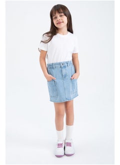 اشتري Girl Relax Fit Denim Skirt في مصر