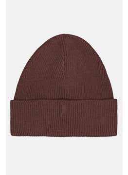 اشتري Women Textured Beanie Hat, Brown في الامارات