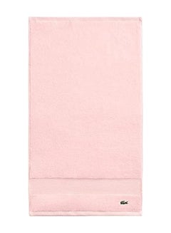 Buy Lacoste Heritage Supima Cotton Hand Towel, Light Pink, 16" x 30" in Egypt