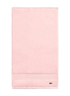 Buy Lacoste Heritage Supima Cotton Hand Towel, Light Pink, 16" x 30" in Egypt