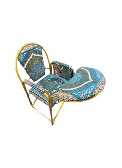 Buy A prayer chair suitable for the elderly Comfortable to sit and recite the Holy Quran for long periods Foldable lightweight and easy to carry Suitable size and elegant shape Blue color in UAE