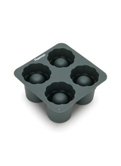 Buy 4 Cups Ice Tube Mould 12X12X6Cm (Silicone) in UAE