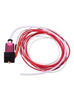 اشتري Extruder Hot End Kit For Ender 3/Ender 3 Pro 3D Printer White/Red/Black في الامارات