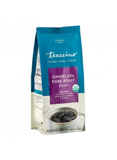 اشتري Teeccino Dandelion Coffee Ground - Herbal Ground Coffee Dark Roast - Prebiotic, Caffeine-Free & Acid Free, DANDELION DARK ROAST, 11 Ounce في الامارات