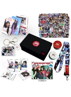 Buy Newjeans New Album OMG Gift Box With Lomo Cards, Acrylic Stand, Hand Account Tape, Keychain, Lanyard, Stickers, Photo Card in UAE