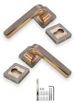 Buy Mortise Zinc door Handle (AB-27F-SN-RGP) in Saudi Arabia