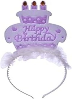 اشتري Birthday Candles Headband For Kids Party - One Size Multi Color في مصر