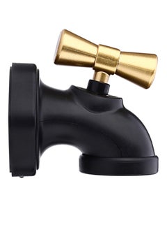 Buy Faucet Shaped Rechargeable LED Tap Night Light Black/Gold in UAE