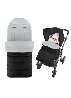 اشتري Pushchair Pram Footmuffs, Universal Baby Sleeping Bag, Winter Warm Cosy Toes for Pushchair, Pram, Stroller and Buggy, Winter Outdoor Stroller Sleeping Bag, Extra Long for Baby and Toddler في الامارات