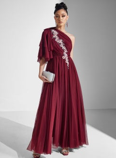 Buy One Shoulder Sequin Dress in UAE