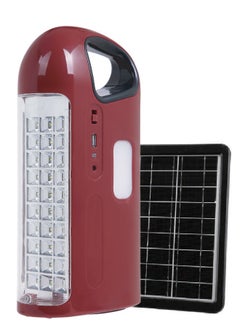 Buy solar lamp  powerful led lighting, lightweight suitable for carrying and for trips with usb port for charging devices with water and dust resistant solar panel works more than 15 hours in Saudi Arabia