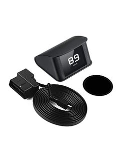 Buy Car HUD Head Up Display Smart Digital Speedometer with OBDII/EUOBD Port LED Display OBDII Scanner Diagnostic Tool in UAE