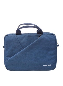 Buy Cool Bag Fabric Elegant Case Shoulder Strap Compatible For Laptops 13.3 Inch - Navy - No:GS213 in Egypt