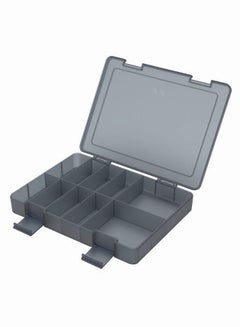 Buy Mini Plastic Storage Box - 10 Grid Household Compartment Box - Organizer Storage Containers Box for Screws or Small Items (Clear) in Saudi Arabia
