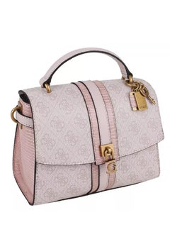 Buy Guess - Ginevra Logo Top Handle Flap Cross-body Bags in UAE