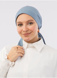 اشتري Padded Cotton Bonnet Light Blue For Women في مصر