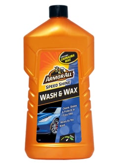 اشتري Car Wash And Wax, 1 Litre, High Gloss Finish With Dual Action Formula To Save Time, 1 Piece في الامارات