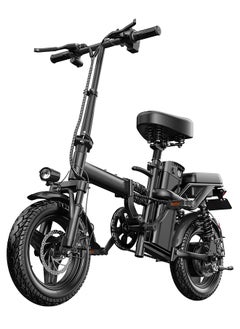 Buy Folding Electric Bike for Adults，Advanced Electric Bike with Triple Riding Modes and Superior Shock Absorption Technology（Endurance 60KM） in Saudi Arabia