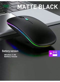 Buy 1pc ABS Material Wireless Mouse Suitable For Computer, Laptop And Office/Gaming Use in Saudi Arabia