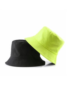 Buy Set of two cotton Foldable sun unisex bucket travel hat in Egypt