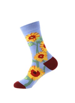 Buy Unisex Absorb Sweat and Deodorize Socks 3 Pairs High Quality Socks One Size Fits All in UAE