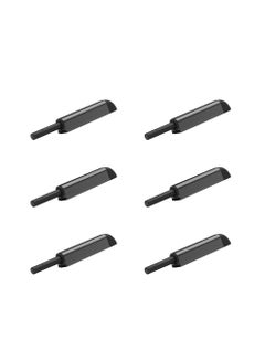 Buy Magnetic Touch Latch, Magnetic Door Catch Push to Open Latch Adjustable Magnetic Cabinet Closures Release Catches Damper for Cupboard Wardrobe (6Pcs Black) in Saudi Arabia