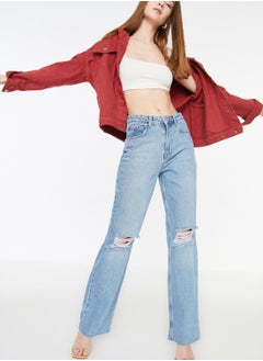 Buy Ripped Straight Jeans in UAE