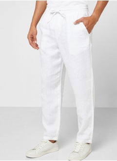 Buy Essential Fit Linen Pant in Saudi Arabia