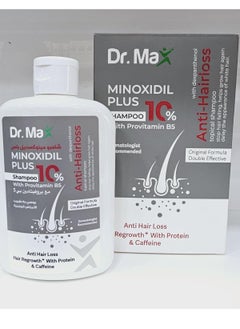 Buy Dr.Max Minoxidil Plus 10% Anti-Hair Loss Innovative Hair Shampoo Instant Rescue Hair Fall in UAE